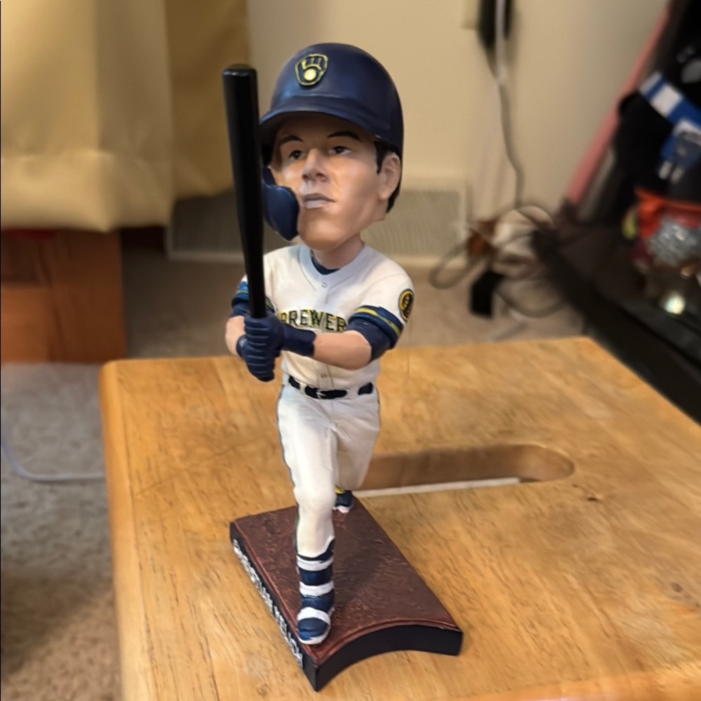 Christian Yelich Bobblehead Figurine - Blue and White - Picture 2 of 3
